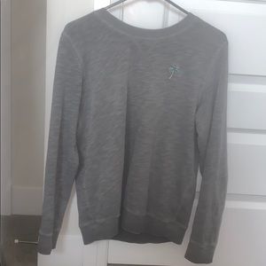 gray PINK crew neck